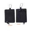 Bolsa de almacenamiento de equipo EDC multiusos, mini bolsa de cintura de nailon para cambio y llaves, con hebilla colgante