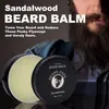 Set de Cuidado de Barba de Sándalo Transfronterizo YURHERSU Mejora el Frizz, Hidrata, Repara, Suaviza y Aporta Brillo Set de 7 Piezas