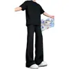 Pantalones casuales estilo americano para hombre, nuevos pantalones holgados rectos de pierna ancha con caída para primavera y otoño, pantalones deportivos de cintura alta de moda