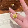 Estilo Fresco e Doce Terno Audrey Rose Design de Pingente de Colar Romântico Rosa Moda Alto Padrão Enviar para Namorada
