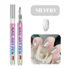 Caneta Graffiti para Nail Art de Novo Produto Transfronteiriça, Caneta de Pintura, Caneta de Contorno para Unhas, Caneta de Flor, Caneta de Cola de Óleo, Caneta de Linha de Gancho, Três em Um Fácil de Colorir