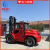 Montacargas Todoterreno de 3 Toneladas Camión Hidráulico de Transporte para Sitio de Construcción para Manejo y Descarga de Ladrillos de Ingeniería, Montacargas Especial para Sitio de Construcción de 5 Toneladas con Tracción en las Cuatro Ruedas