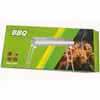 Suministro Directo del Fabricante Babbidge Parrilla de Acero Inoxidable Portátil Plegable Doble Propósito para Freír y Asar