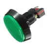 Botão de 60mm com Borda Chanfrada e Luz, Interruptor de Rearme Automático para Máquinas de Venda, Consoles de Jogos, Máquinas de Estacionamento e Equipamentos de Diversão