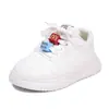 Zapatos Blancos de Color Sólido Clásicos Versátiles Moda Estudiante Estilo Coreano 2026 Nuevas Llegadas Primavera/Otoño Unisex Niños Cómodos Zapatos de Tabla Pequeños
