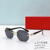 Tarjeta hogar especial transfronteriza para gafas de sol sin marco adorno de cristal de diamante 18 gafas de sol gafas de hombre moda al por mayor 0439s