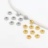 14K18K bolsa oro soporte de flor soporte de cuentas tapa de flor hecho a mano DIY pulsera collar material de joyería accesorios de perla C16