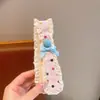 Pinzas para el Cabello de Niña con Moño de Encaje, Estilo Largo, Pinzas para Flequillo de Bebé que No Dañan el Cabello, Diadema para Niña Pequeña