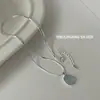 Collar de Plata de Ley S925 con Aguamarina para Mujer, Diseño de Nicho con Elegante Colgante Ovalado Cadena para Clavícula