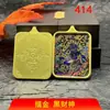 Venta Directa de Fábrica Estilo Étnico de Xizang Caja Ga'U Colgante Thangka Amarillo Acero de Titanio Oferta Especial Descuento Impactante