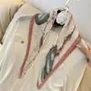 Lenço de Seda Coreano Fácil de Cuidar e Resistente a Amassados, Lenço Decorativo Pequeno para Pescoço com Padrão Paisley Listrado Bolinhas Diamante Fashion Retrô, Lenço de Cabeça, Lenço