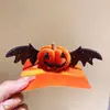 Diadema de Halloween, Diadema Luminosa de Cuernos de Calabaza, Accesorios Divertidos para Fotos, Accesorios para el Cabello, Decoraciones para Vestidos Festivos