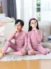 25 Conjunto de Roupa Íntima Térmica Infantil com Gola Alta Outono e Inverno, Cores Sólidas, Para Meninos e Meninas, Pijama de Bebê