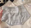 Ropa interior de algodón puro estilo Fair Isle de cuatro esquinas de 10 A antibacteriana para mujer, entrepierna extendida de algodón puro, sin pellizcos en los glúteos, calzoncillos tipo bóxer de algodón para bebé para mujer