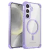 Funda magnética transparente para teléfono Samsung S26Ultra con carga inalámbrica S25Edge, funda protectora de cuatro esquinas anticaídas