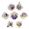 Dados de Resina Longan para D&D Producto Más Vendido en Amazon Grupo de Corredores Coc Cápsulas D20-D47