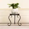 Estilo europeo soporte para flores hierro forjado balcón interior sala de estar de pie pothos multicapa móvil soporte para macetas ahorro de espacio estante para flores