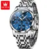 Dropshipping Olevs Nuevo Reloj Mayorista Transfronterizo Reloj Reloj Multifuncional para Hombre Reloj de Cuarzo para Hombres