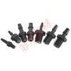 Adaptador de púas para manguera de PP negro, estándar británico, rosca exterior M3/5/6, resistente a microácidos y álcalis, conector recto
