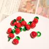 Pendientes, collares y colgantes con cuentas de glaseado de frutas y verduras hechos a mano, accesorios de joyería con cuentas sueltas de comercio exterior.