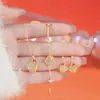Pulseira Original de Prata Esterlina S925 Trevo de Quatro Folhas Carpa e Colar de Jade Hetian Brincos de Luxo Acessível Joias do Ano Animal Dropshipping