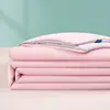 Colcha de Verano Nueva Sensación Fresca Color Sólido Colcha de Verano Colcha de Verano de Seda de Hielo Individual Doble Dormitorio Lavable a Máquina Aire Acondicionado Colcha Delgada Venta al por Mayor