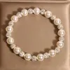 Nova Pulseira de Bola de Pérola e Diamante Estilo Chinês para Mulheres, Nicho de Luxo Leve, Pulseira Exquisita e de Alto Padrão com Contas de Concha, Presente para Melhor Amiga