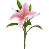 Filme de Impressão 3D Acessível de Luxo Elegante Mais Vendido Internacionalmente com Flor de Lírio Simulada Decoração de Casamento Decoração Suave para Casa Arranjo de Flores