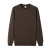 Sudadera de algodón rizado con cuello redondo, talla europea 320g, Otoño Casual Ropa Deportiva Venta al por mayor Estampado Bordado Logo