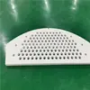 Placa de grade de PTFE Placa redonda de PTFE perfuração para realizar repuxo não padrão e amostra