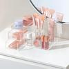 Contenedor Transparente de Acrílico Personalizado para Cosméticos y Productos de Cuidado de la Piel Se Puede Colocar en el Baño, la Sala de Estar, la Oficina