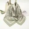 Pañuelo pequeño cuadrado de seda estilo chino para mujer, pañuelo para la cabeza para primavera, otoño y verano, para combinar con blusas, protector de cuello, estilo fino, adecuado para madres