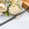 1~1.7cm Encaje Blanco Pequeño Encaje No Elástico Adorno de Encaje Accesorios Cinta de Moño de Encaje Accesorios para Ropa
