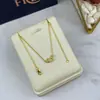 FR Colar Mini Fivela de Ferradura Fredden Novo Francês Gradiente Nicho Pulseira de Alto Padrão Elegante Luxo Leve ED