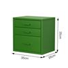 Gabinete de Cajones de Escritorio de Múltiples Capas Gabinete Pequeño de Hierro Caja de Almacenamiento Gabinete de Archivos de Escritorio de Acero Tipo Cajón para Almacenamiento de Libros de Imágenes y Dibujos