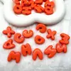 Accesorios de Cuentas con Letras de Agujero Grande Versión Q de Acrílico para Bolsos Hechos a Mano DIY Cadena para Teléfono Llavero Materiales Cuentas Sueltas