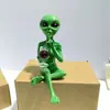 [Venda Quente Transfronteiriça] Enfeites de Resina de Alienígena Ufo Decoração de Jardim Interno e Externo Pequenas Estátuas Decoração de Casa