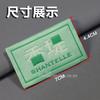 Fabricante de Origem Etiqueta Tecida Elegante Etiqueta de Gola Etiqueta Tecida de Cetim Ultra-Densa Etiqueta de Gola Etiqueta de Tecido com Logotipo Personalizado Marca Registrada