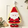 Toalha de Mão de Cozinha Cartoon de Natal com Pernas, Tipo Pendurável, Fofa, Espessa, Absorvente, Sem Fiapos, para Banheiro e Uso Doméstico