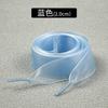 2.0 Cordones de Gasa para Nieve Estilo Coreano Estilo Ballet Cordones de Seda con Moral de Entrenamiento DIY Zapatos Casuales Tenis Cordón para Cordones Par