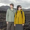 Mismo estilo que la chaqueta de oxígeno de cierta marca, chaqueta exterior de una sola capa, repelente al agua, cortavientos, transpirable, chaqueta de otoño, ropa de montañismo, estampado, logo estampado