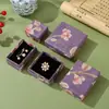 Caja de joyería para pendientes Xiaoxiang, caja blanca para collar, colgante, pulsera, anillo, caja para pendientes, venta al por mayor