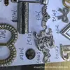 Venta Directa de Fábrica de Joyería de Aleación de Zinc, Decoraciones Cosidas a Mano, Tiras de Letras Inglesas para Manualidades, Accesorios Decorativos para Ropa