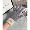Guantes de Punto de Alpaca Transfronterizos para Pantalla Táctil para Mujer de Dedos Completos Calientes Engrosados con Forro Polar para Pareja Estilo Coreano Guantes de Invierno para Ciclismo