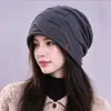 Gorro de Punto Holgado a la Moda Estilo Coreano para Mujer, Cálido para Otoño/Invierno, Protección contra el Frío, Gorro para Proteger los Oídos