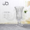 Estilo Europeu Criativo Entrada Luxo Vento Romano Lâmpada Vaso de Vidro Alto Perna Transparente Arranjo de Flores Quarto Pequeno Castiçal Ins Pousada