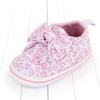 Sapatos de bebê menina 0-1 ano sola macia sapatos de princesa estampa de leopardo laço sapatos de bebê sapatos para criança pequena 2488