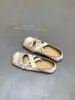 Sapatilhas de Ballet com Laço de Cetim 2026 Nova Versão Coreana Sapatos Mary Jane Retrô Bico Quadrado Emagrecedores Sapatos Baixos