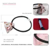 Jiarui Joyería Nueva al por Mayor Triángulo Geométrico Acetato Alta Elasticidad para Mujer Transfronterizo Más Vendido Negro Goma para el Cabello