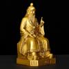 Ornatos de Bronze dos Três Santos do I Ching: Estátuas de Bronze de Confúcio, Fu Xi e Zhou Wenwang para Decoração de Casa, Sala de Estudo, Mesa de Escritório